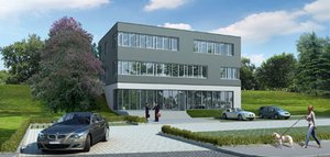 Gebäude umgeben von Natur